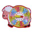 Wooden Clock Puzzle Sheep Shaped Toy (33870)